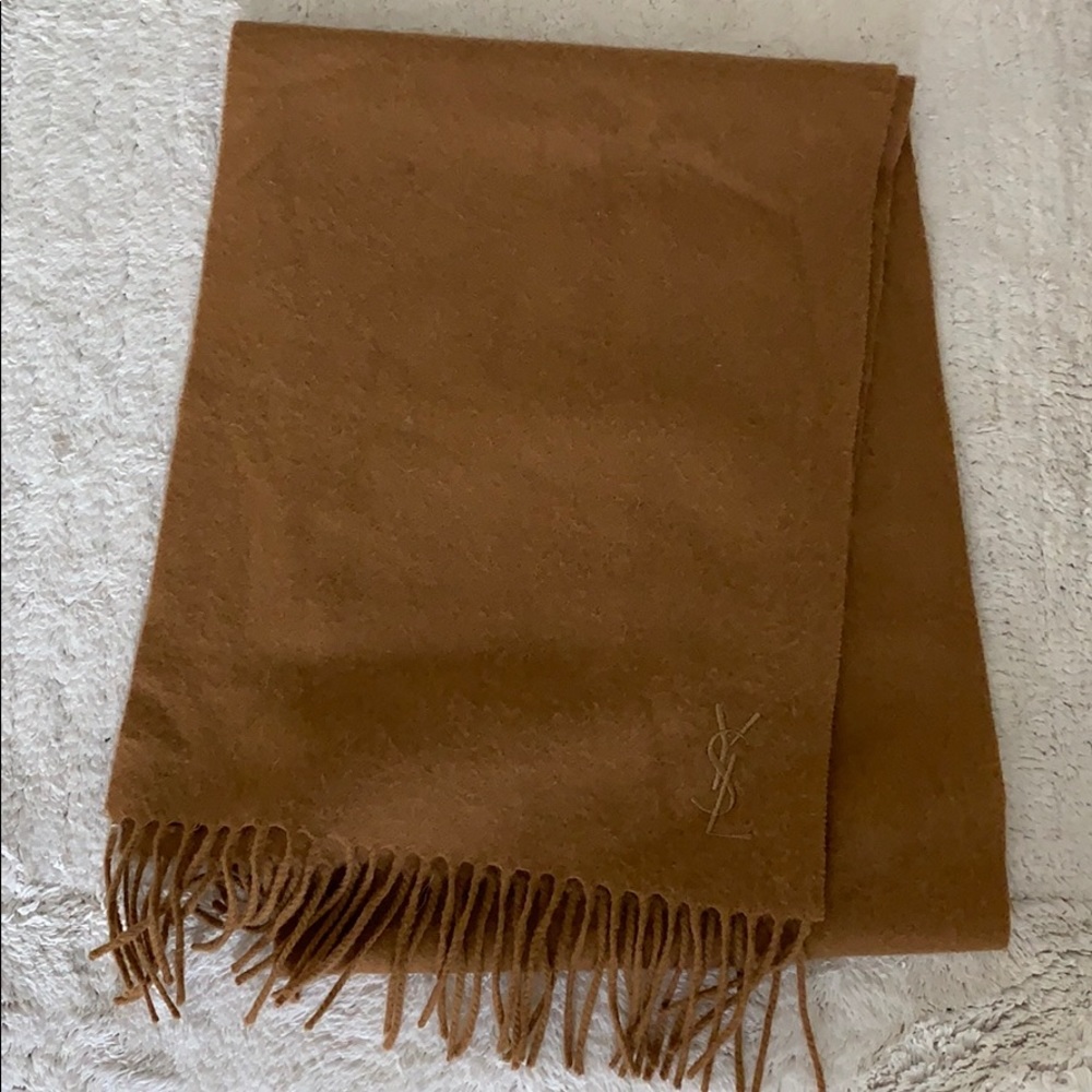 YSL wool scarf